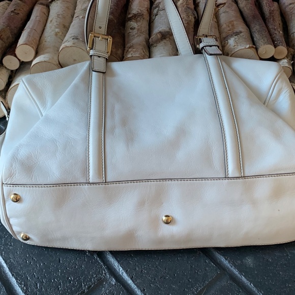 โจ Gucci Sukey Boston Bag โ White Leather โ GG Logo โจ - Picture 2 of 3